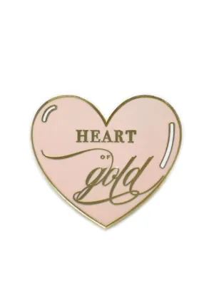 Heart of Gold, Inspirational Enamel Pin