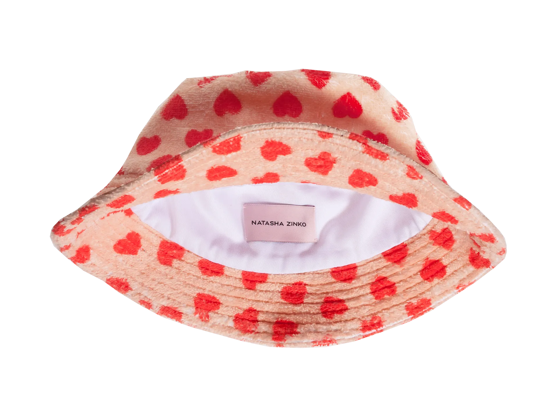 Heart-print Bucket Hat