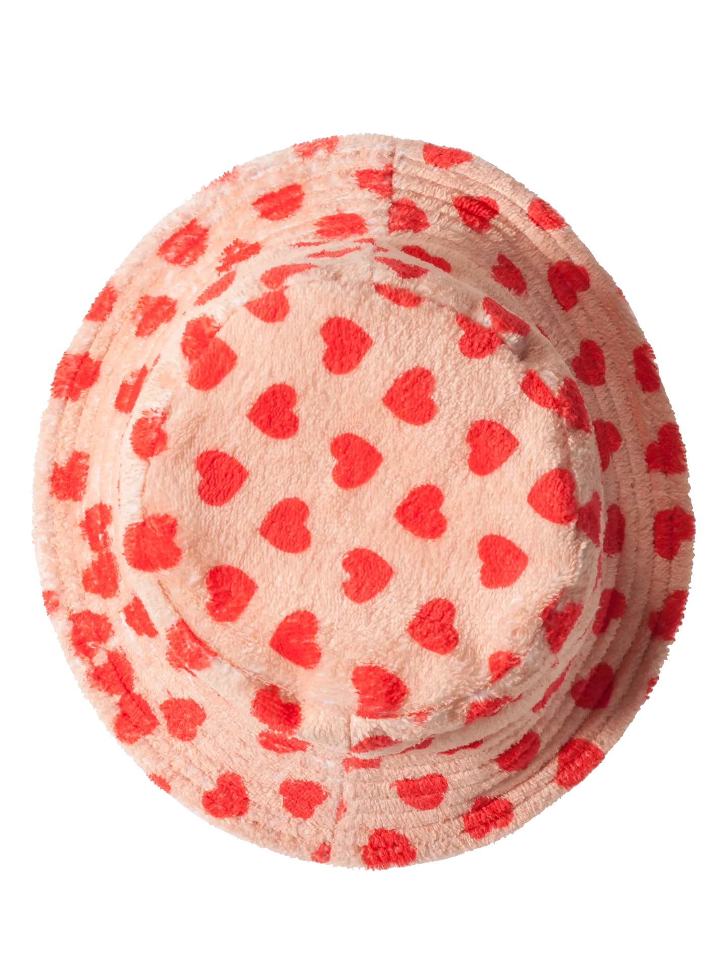 Heart-print Bucket Hat