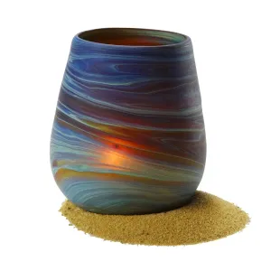 Hebron Candleholder - Dark Blue