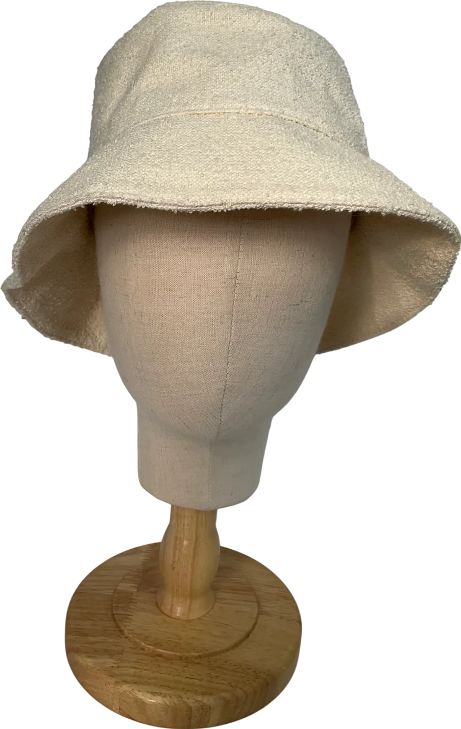 Helen Kaminski Cream Mavie Bucket Hat One Size