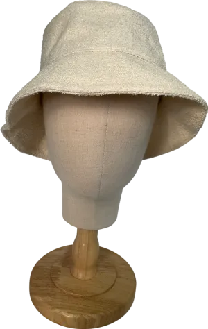 Helen Kaminski Cream Mavie Bucket Hat One Size