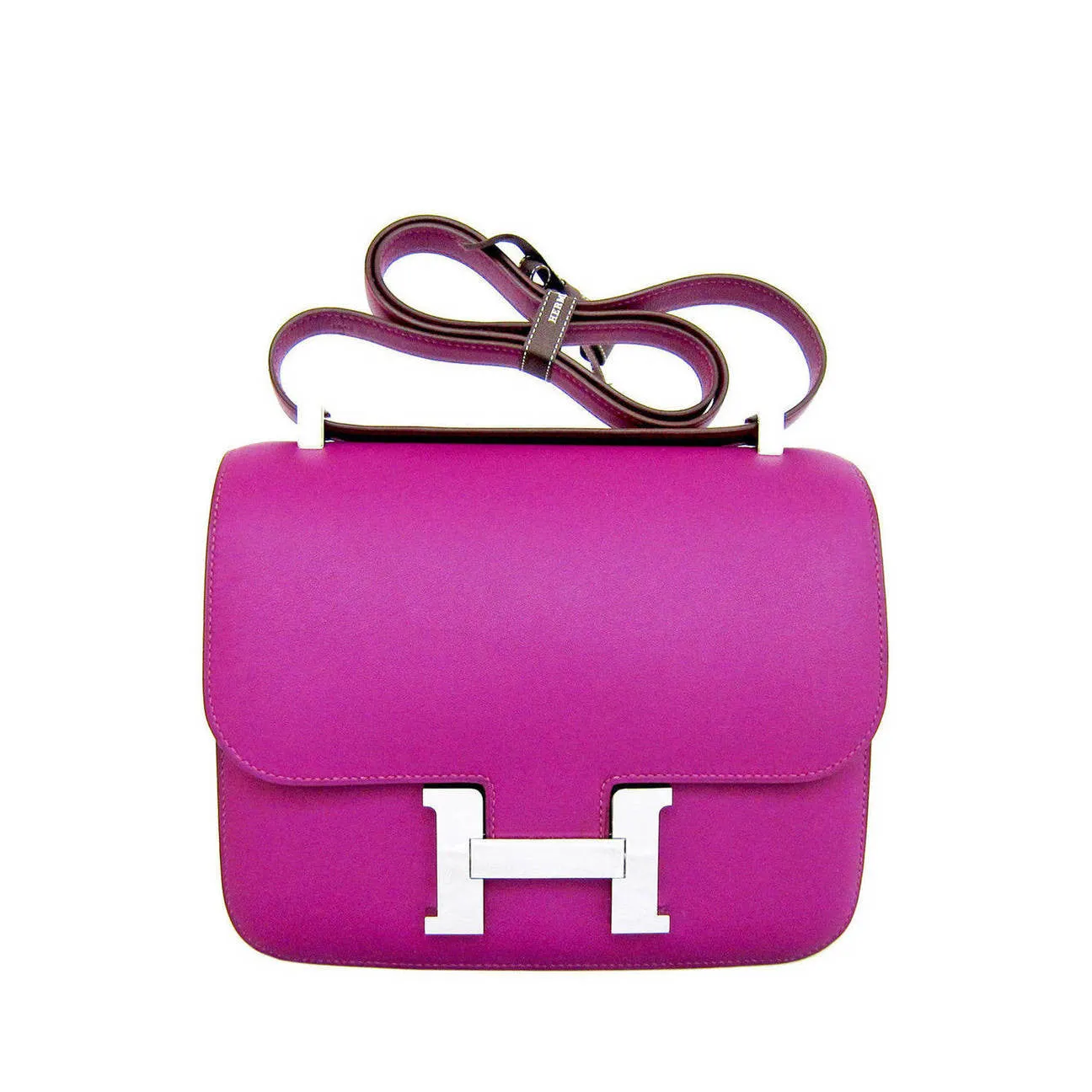 Hermes Anemone Constance MM Shoulder Palladium PHW Bag