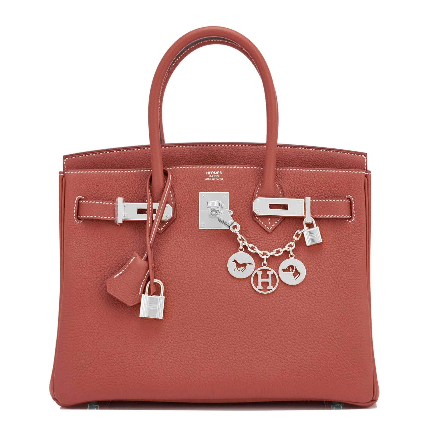 Hermes Birkin 30cm Sienne Cognac Saddle Togo U Stamp, 2022