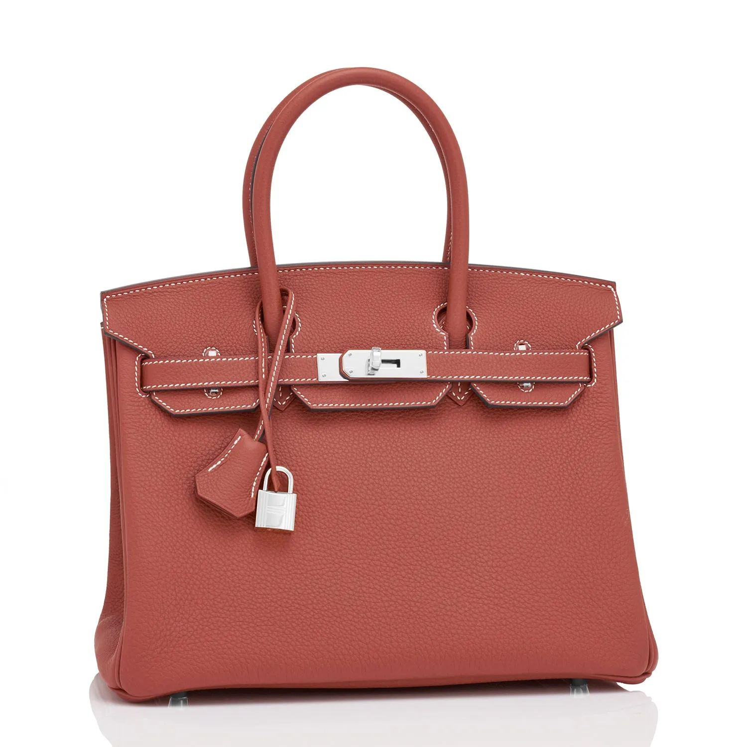 Hermes Birkin 30cm Sienne Cognac Saddle Togo U Stamp, 2022