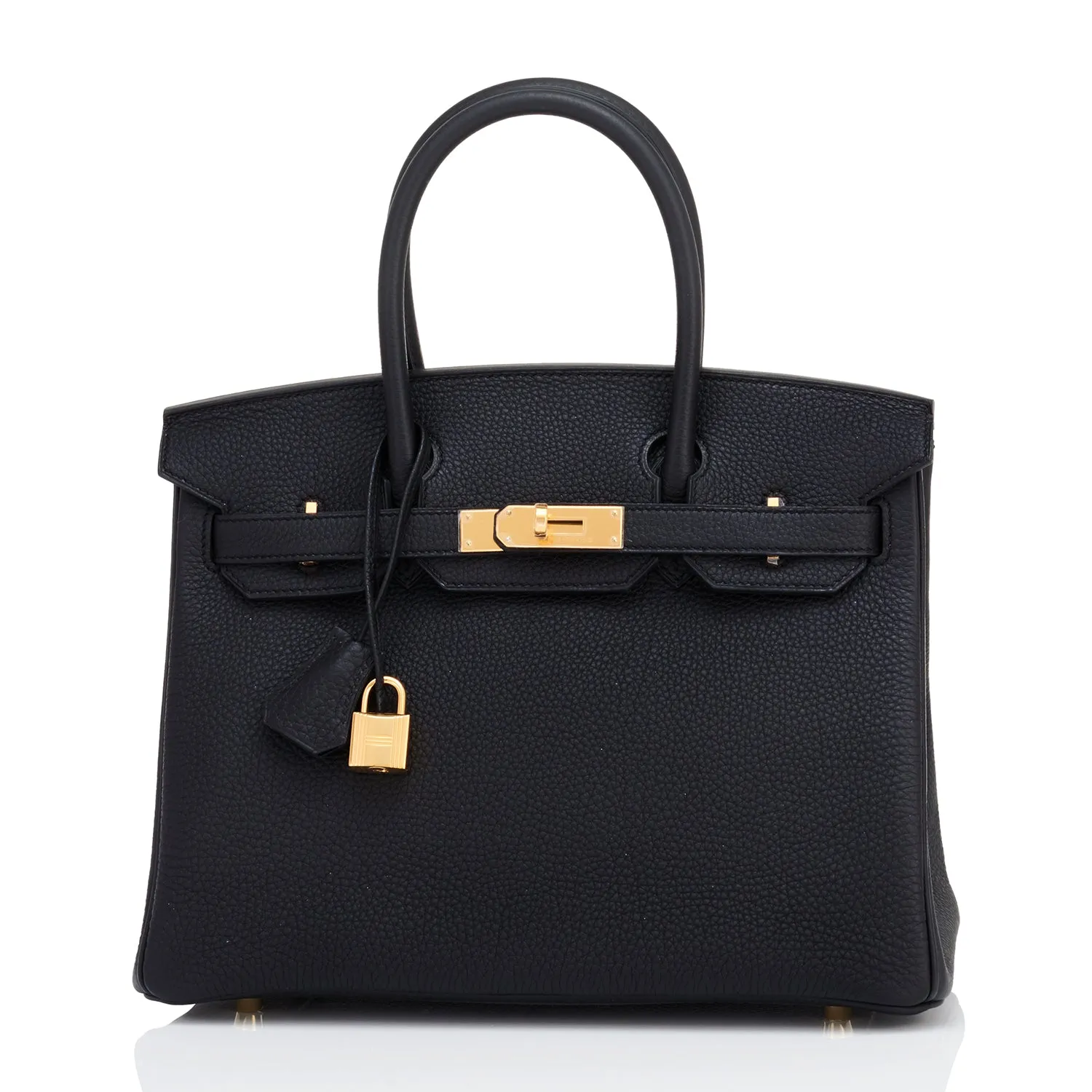 Hermes Black Birkin 30cm Togo Gold Hardware