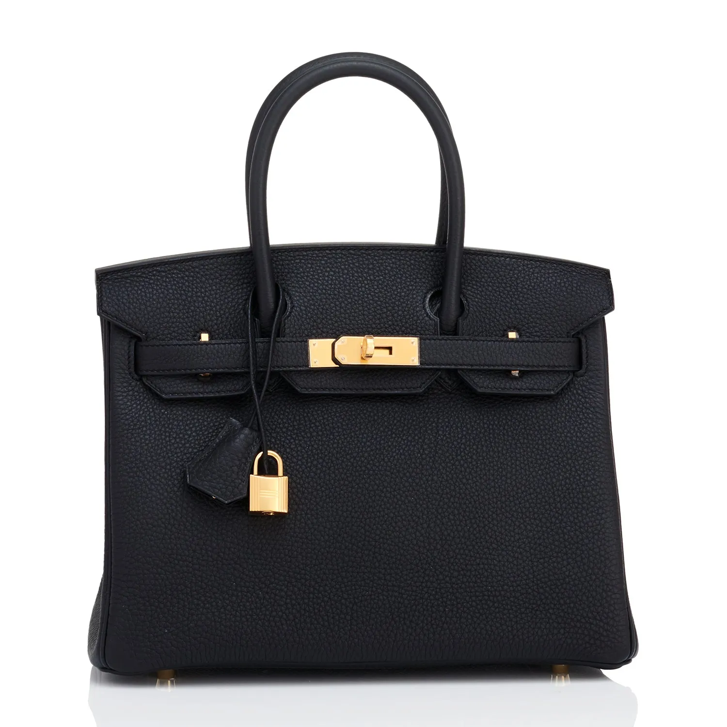 Hermes Black Birkin 30cm Togo Gold Hardware