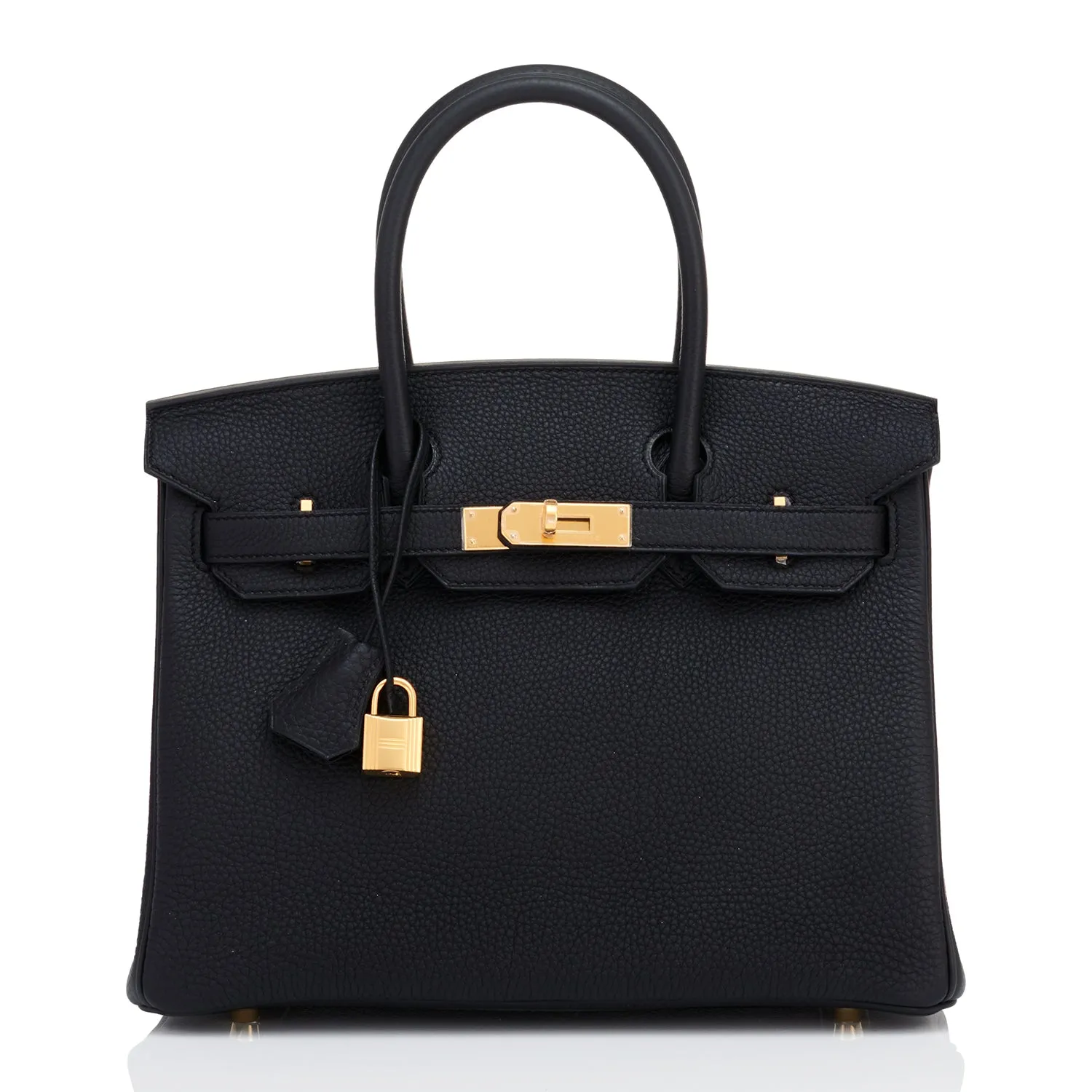 Hermes Black Birkin 30cm Togo Gold Hardware