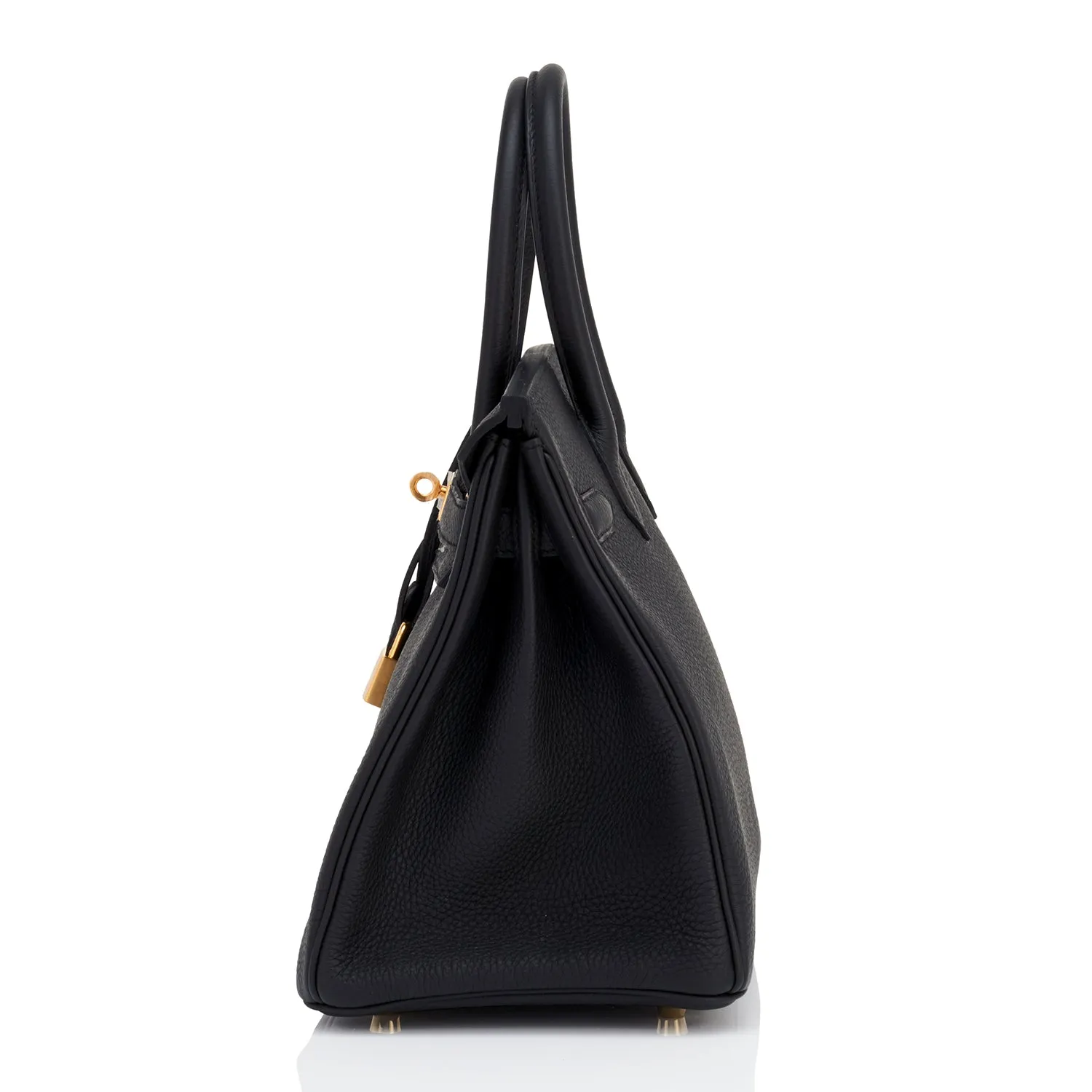 Hermes Black Birkin 30cm Togo Gold Hardware