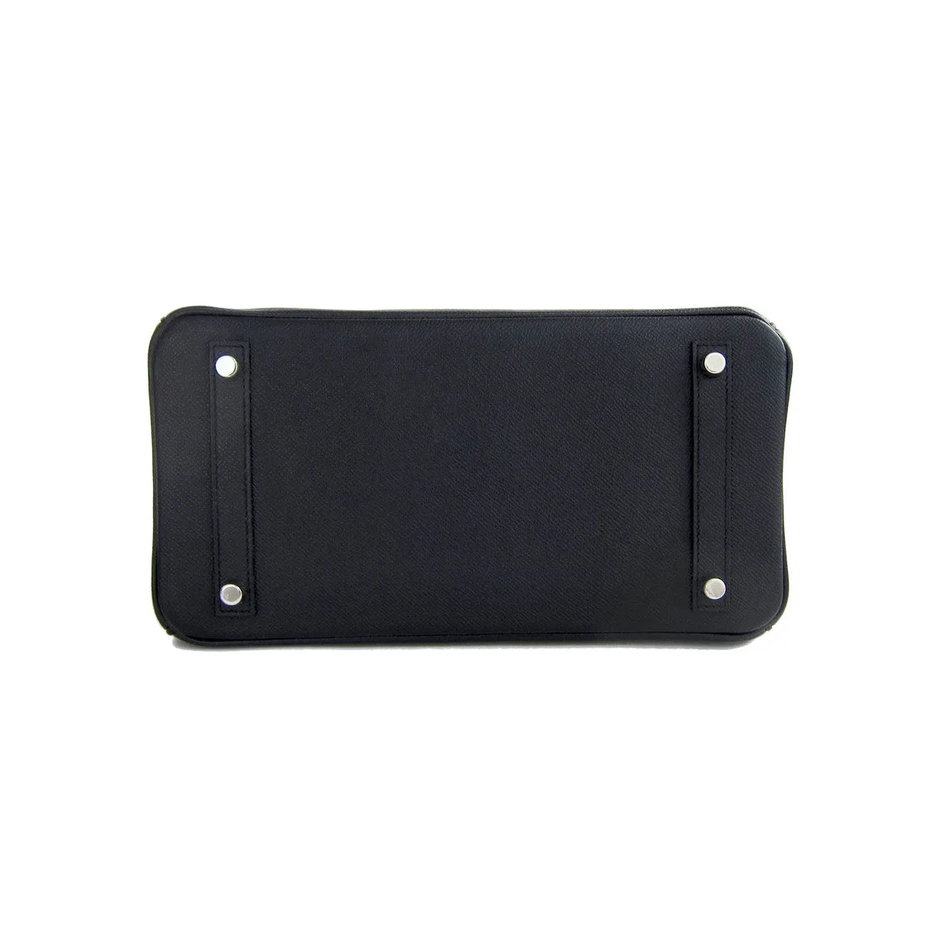 Hermes Black Epsom 30cm Birkin Palladium Hardware Architectural