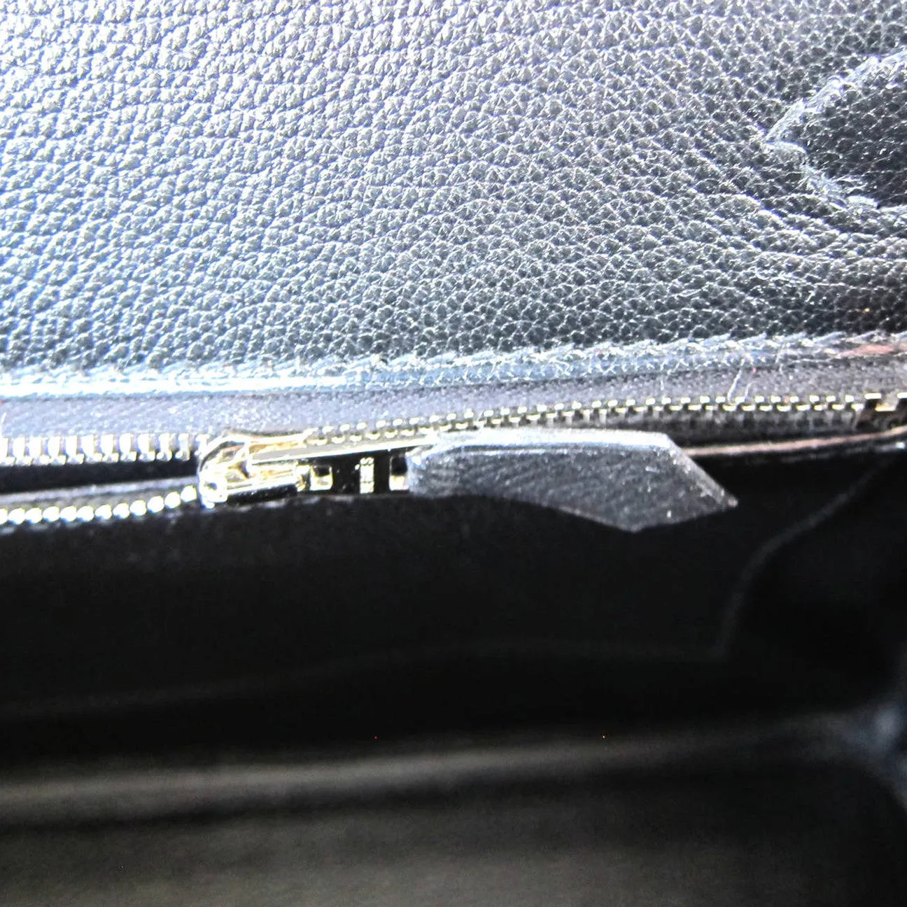 Hermes Black Epsom 30cm Birkin Palladium Hardware Architectural