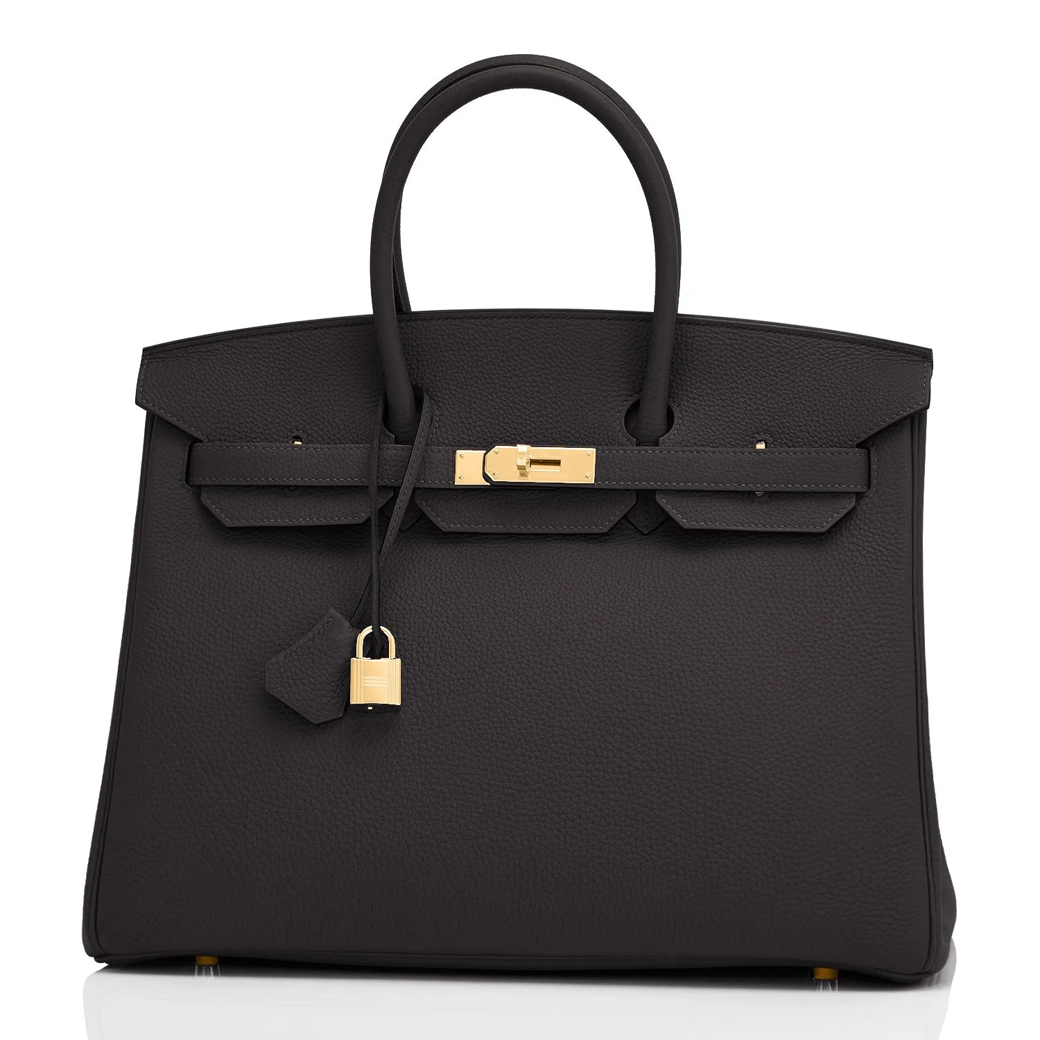 Hermes Black Togo 35cm Birkin Gold Hardware