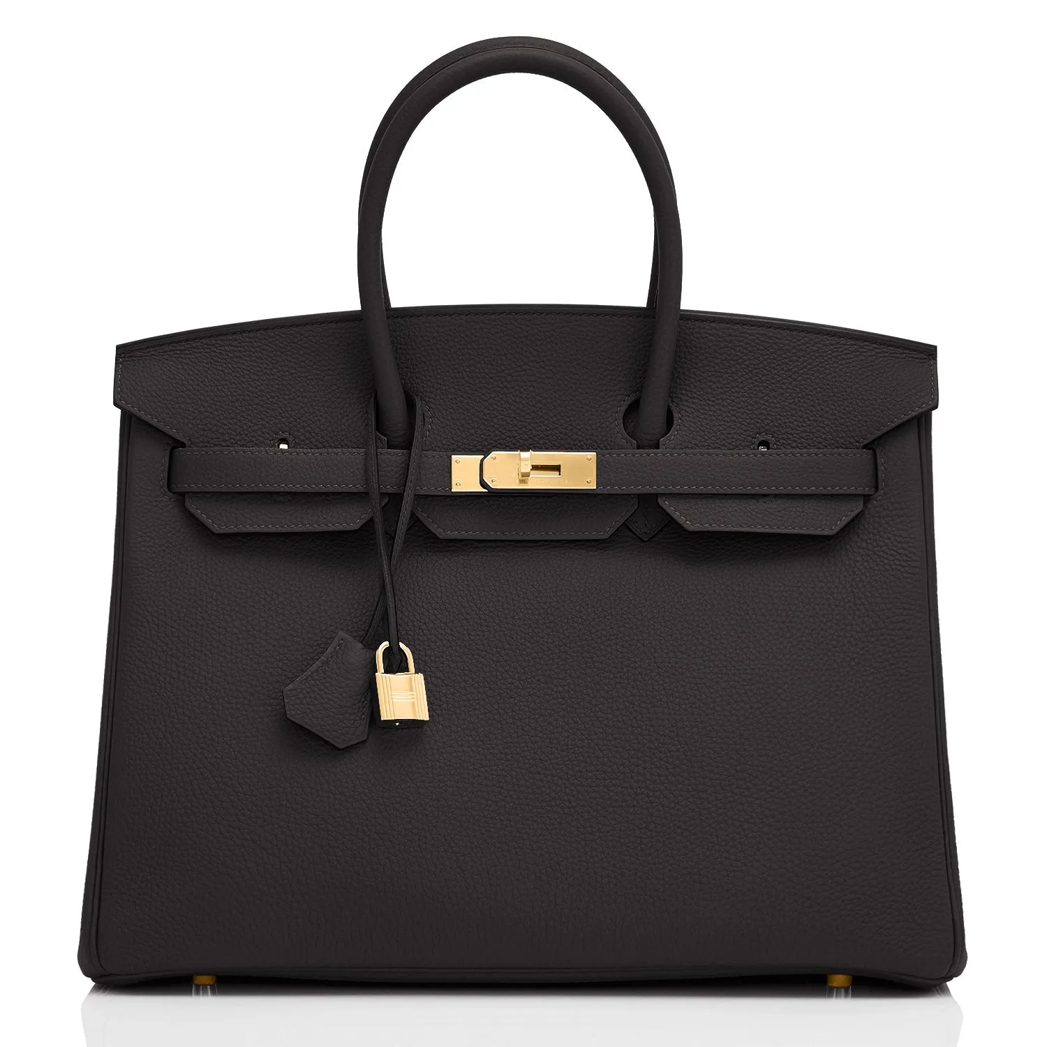 Hermes Black Togo 35cm Birkin Gold Hardware