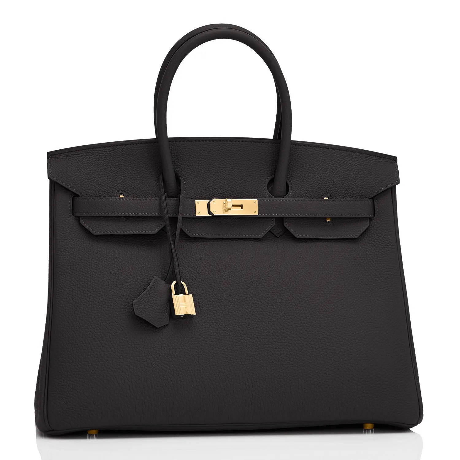 Hermes Black Togo 35cm Birkin Gold Hardware