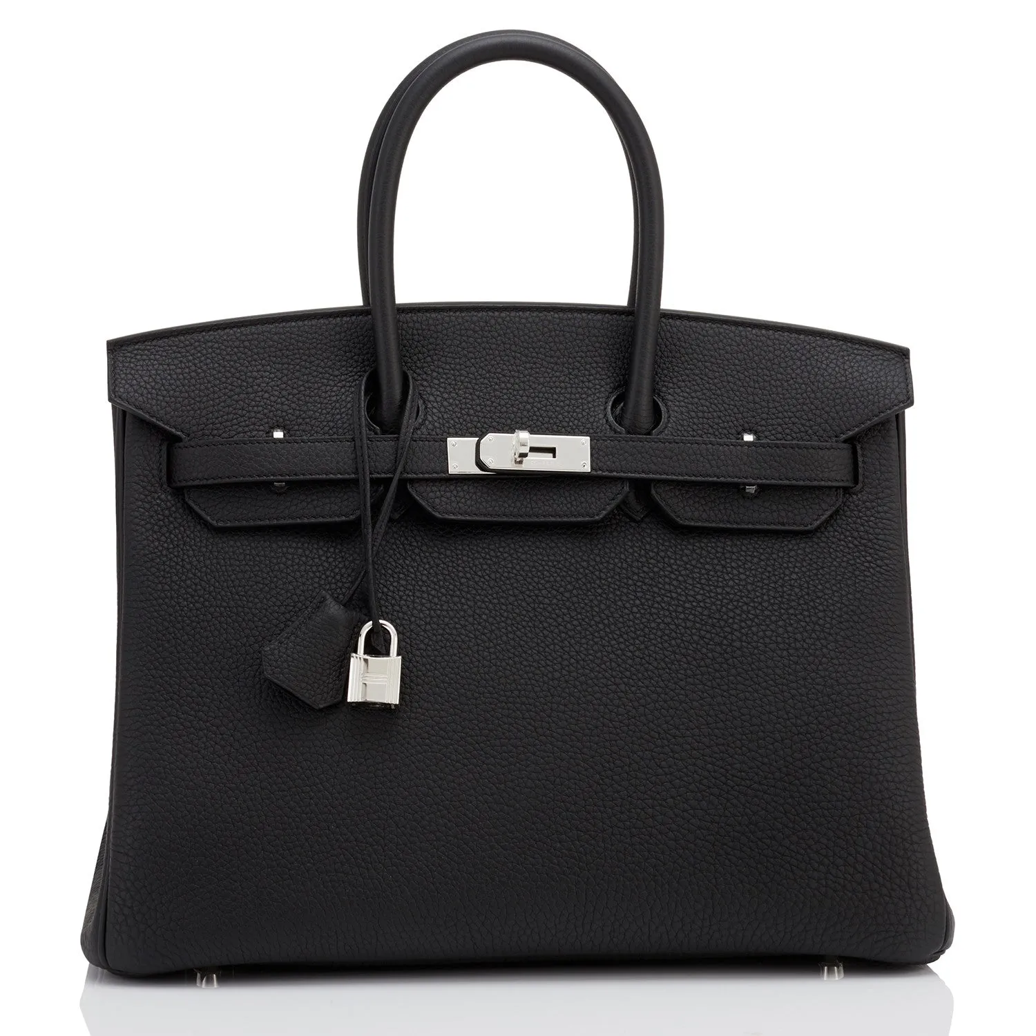 Hermes Black Togo 35cm Birkin Palladium Hardware Bag U Stamp