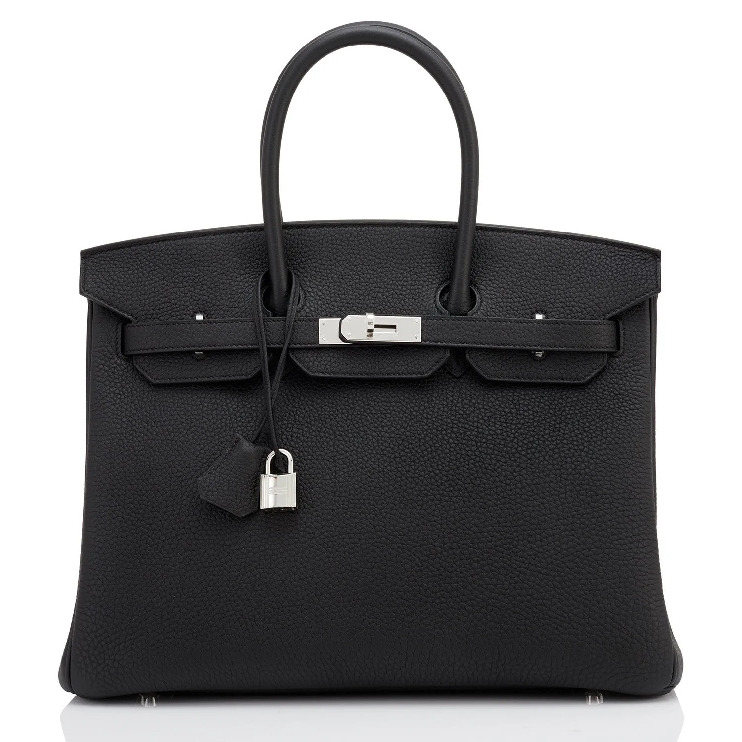 Hermes Black Togo 35cm Birkin Palladium Hardware Bag U Stamp