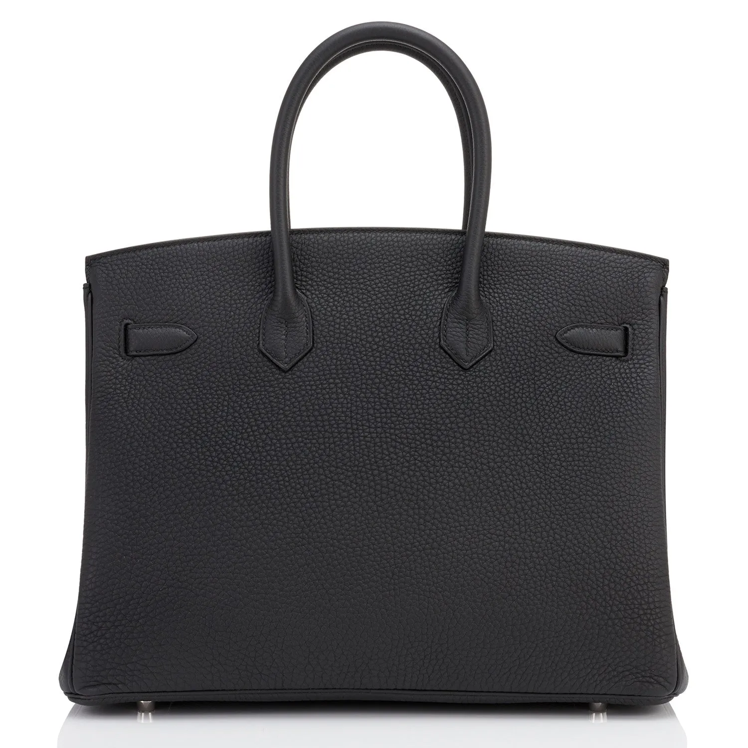 Hermes Black Togo 35cm Birkin Palladium Hardware Bag U Stamp