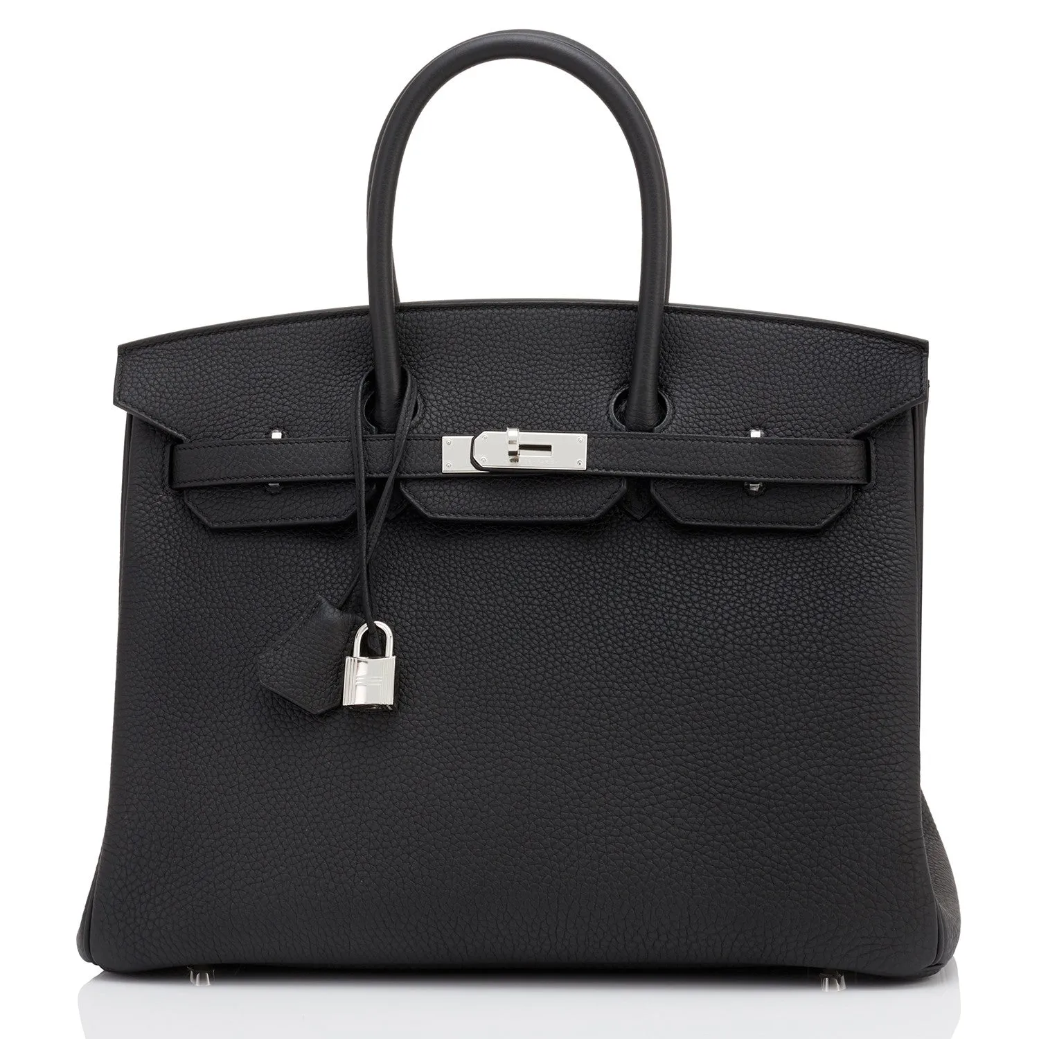 Hermes Black Togo 35cm Birkin Palladium Hardware Bag U Stamp