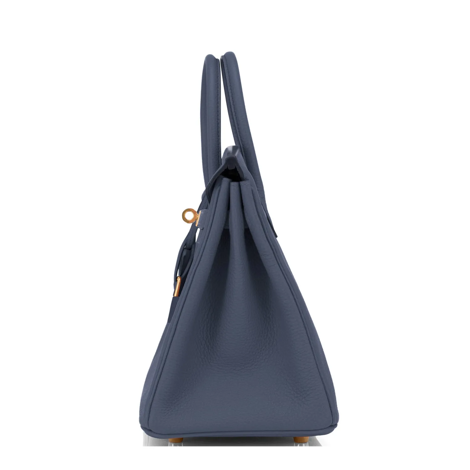 Hermes Blue Nuit Birkin 25cm Togo Gold Hardware