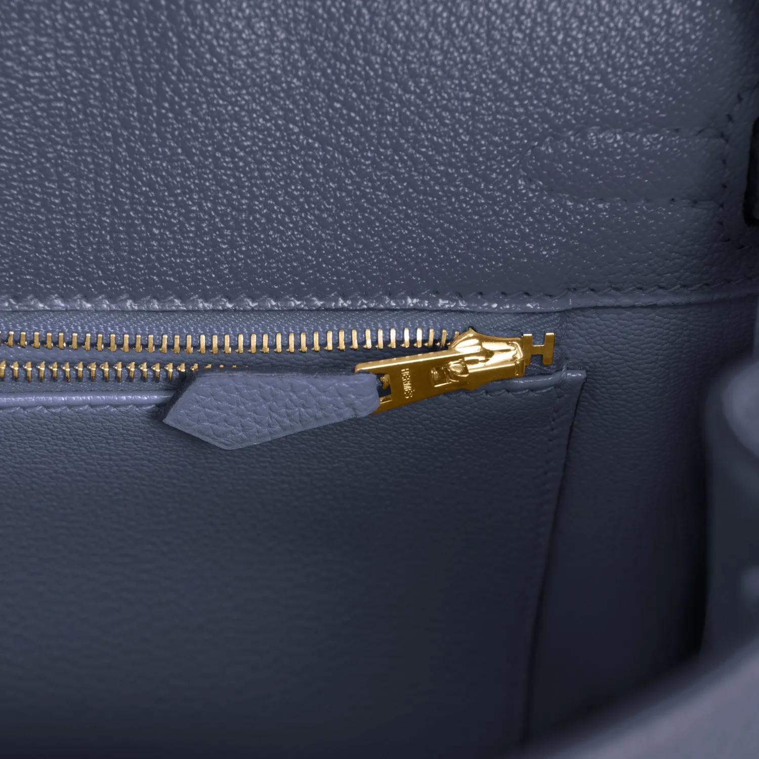 Hermes Blue Nuit Birkin 25cm Togo Gold Hardware