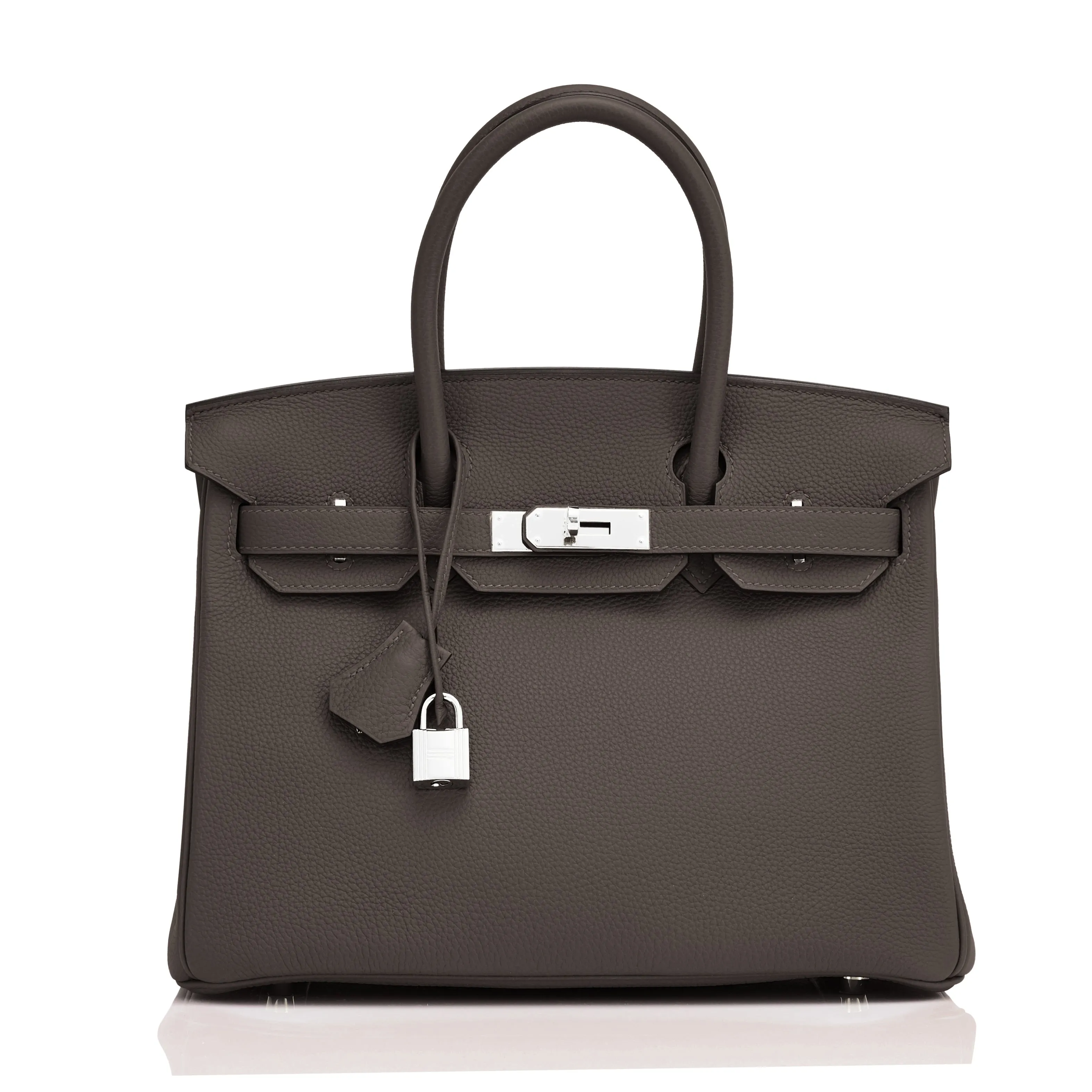 Hermes Ebene and Gold Camel Tan Verso Limited Edition VIP 30cm Togo Birkin