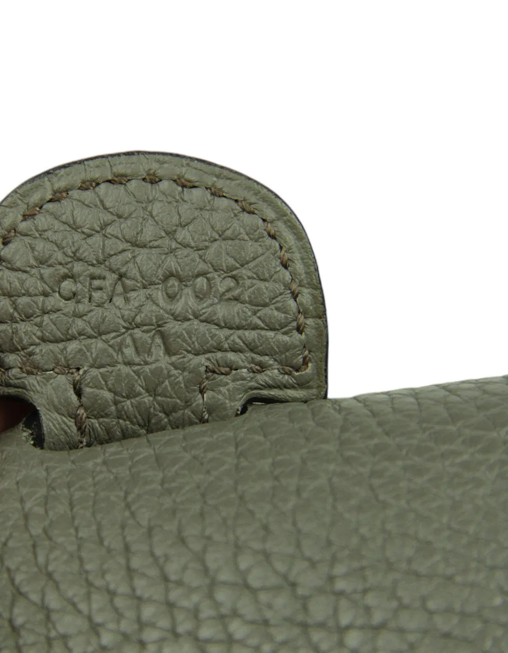 Hermes Etain Clemence Leather Evelyne III 29 PM Messenger Bag
