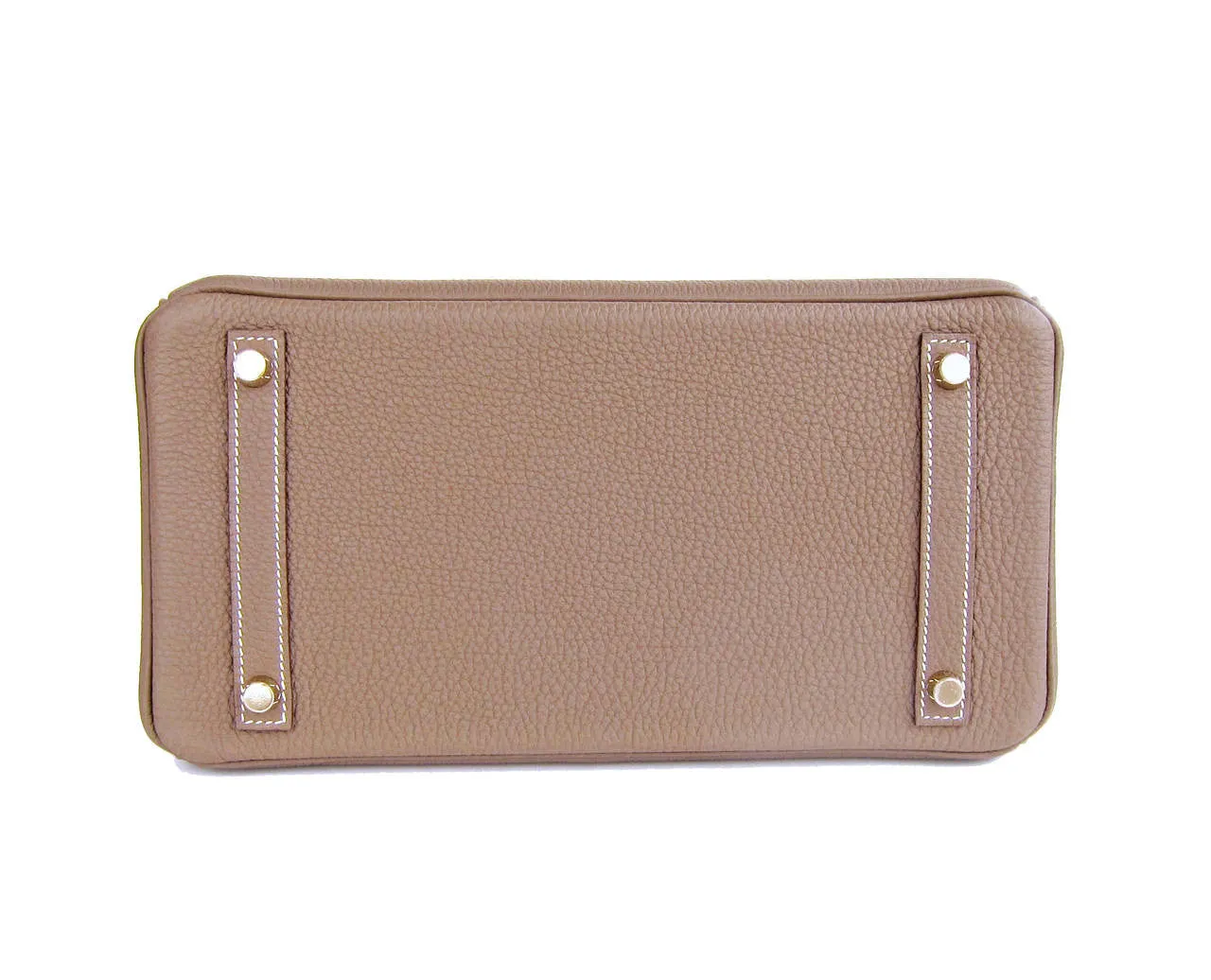 Hermes Etoupe 30cm Togo Birkin Gold Hardware