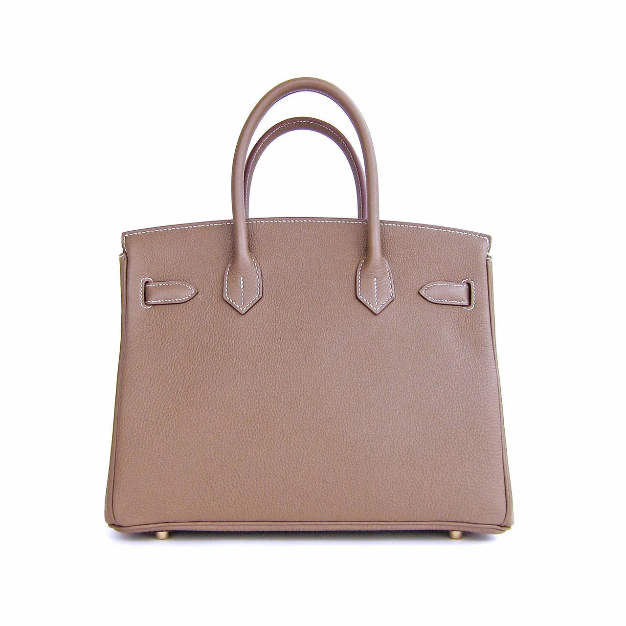 Hermes Etoupe 30cm Togo Birkin Gold Hardware