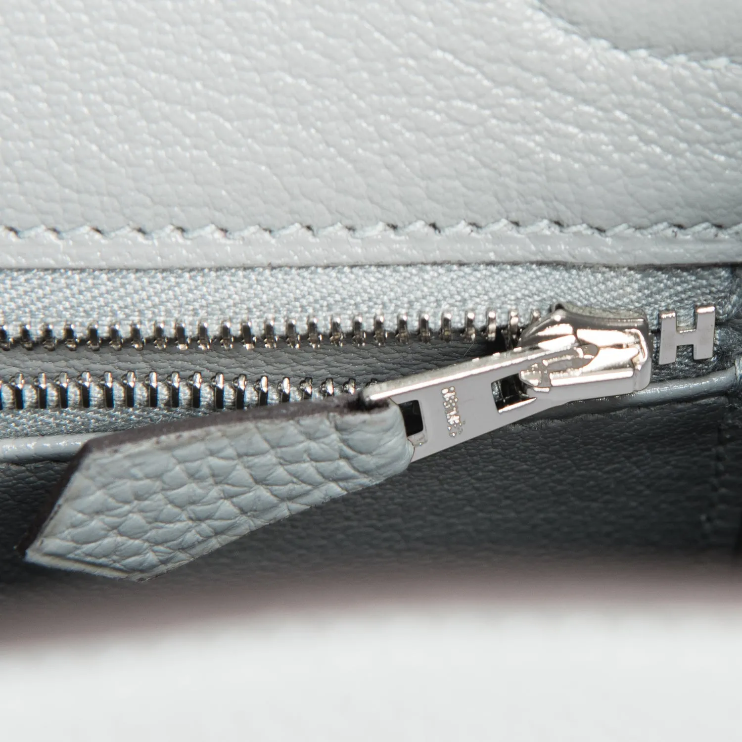 Hermes Gris Mouette 30cm Birkin Togo Palladium Hardware