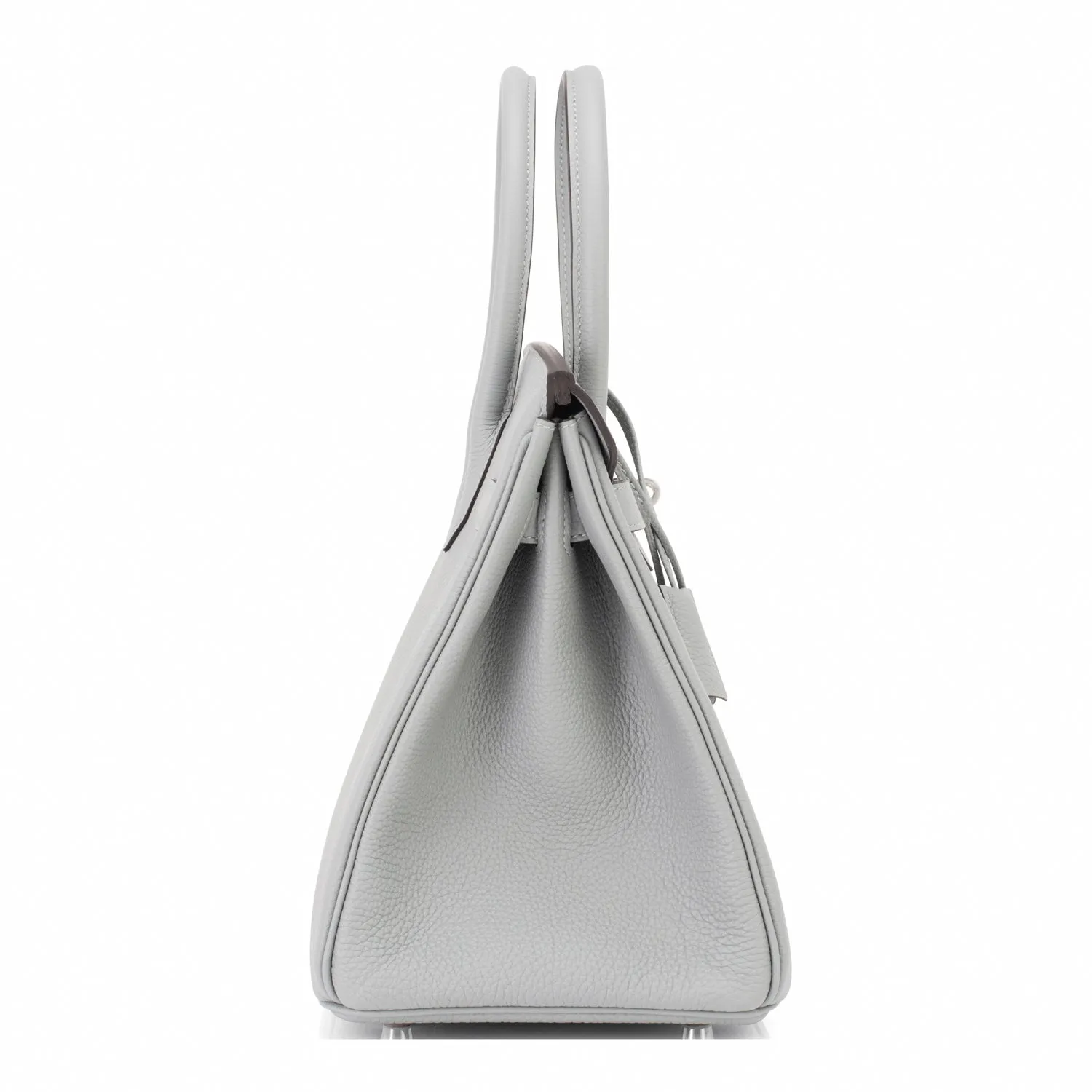 Hermes Gris Mouette 30cm Birkin Togo Palladium Hardware
