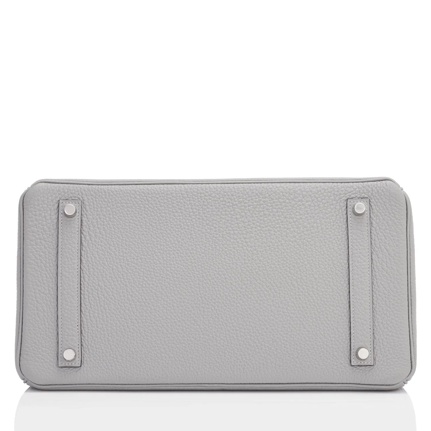 Hermes Gris Mouette 35cm Togo Birkin Blue Agate "Verso" Limited Edition