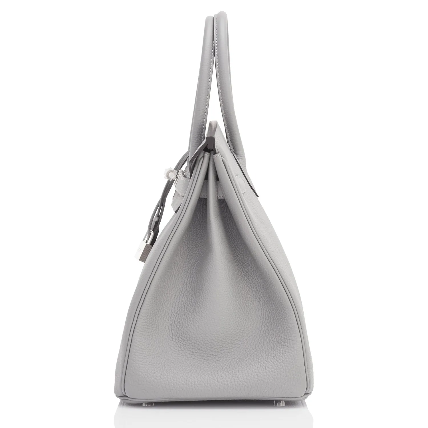Hermes Gris Mouette 35cm Togo Birkin Blue Agate "Verso" Limited Edition