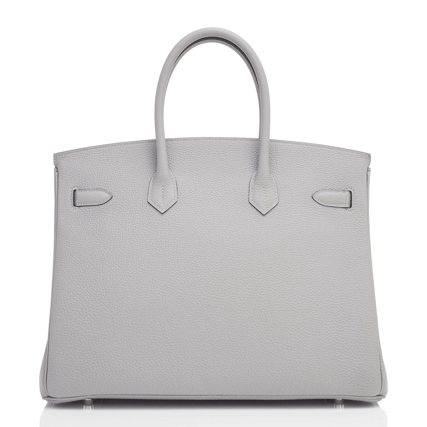 Hermes Gris Mouette 35cm Togo Birkin Blue Agate "Verso" Limited Edition