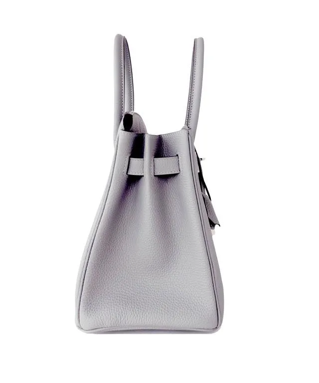 Hermes Gris Mouette New Grey 30cm Togo Birkin Bag Palladium So Chic