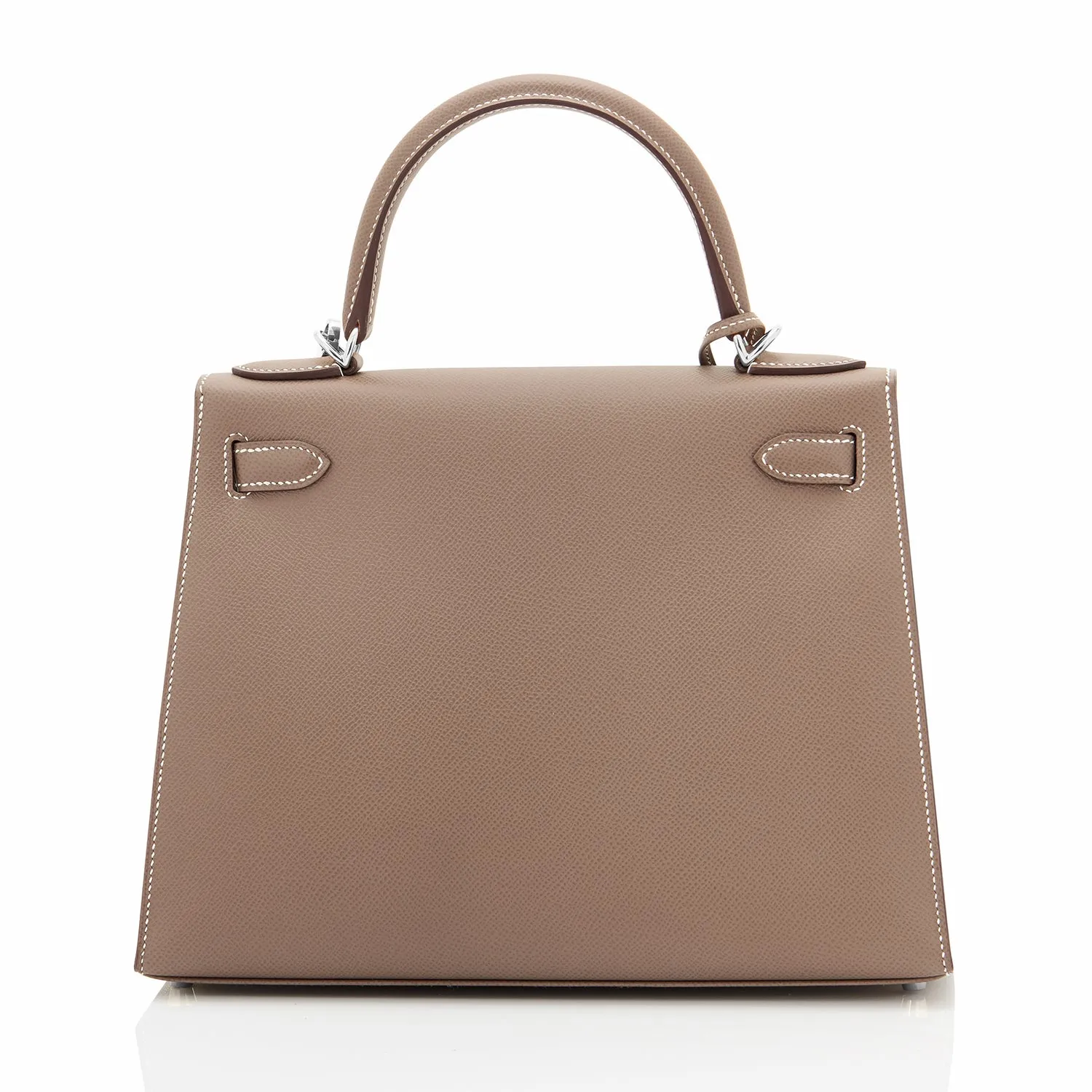 Hermes Kelly 28cm Etoupe Taupe Sellier Shoulder Bag