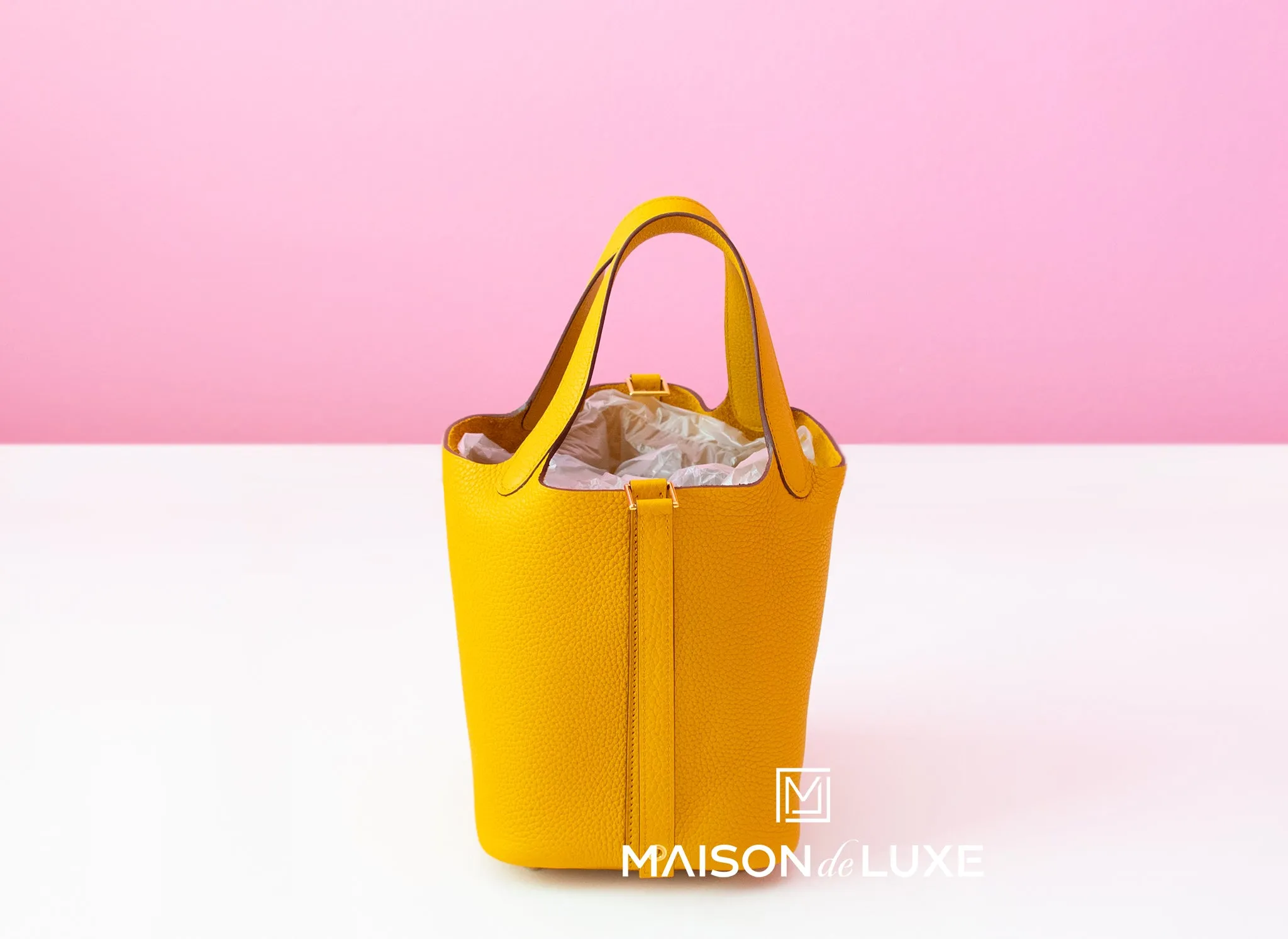 Hermes Picotin Lock 18 Jaune Ambre