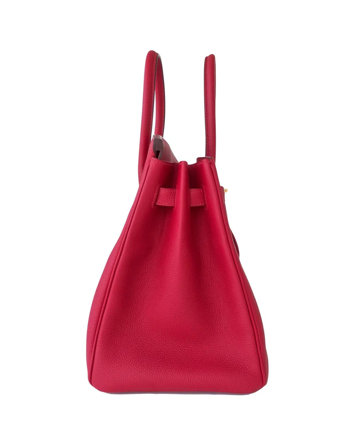 Hermes Rouge Grenat Red Togo 35cm Birkin Bag Gold Hardware GHW Exquisite