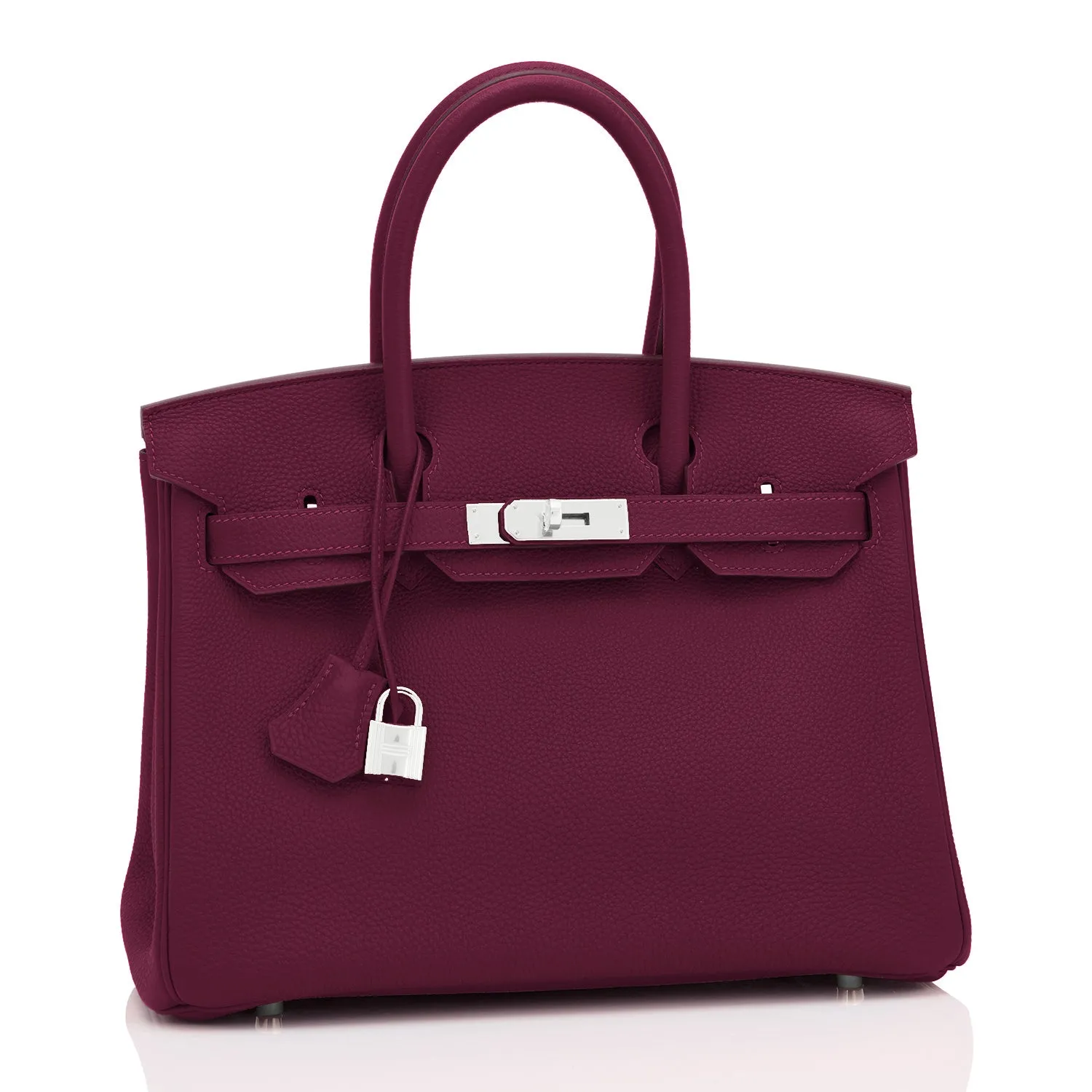 Hermes Rouge H 30cm Birkin Togo Palladium Hardware