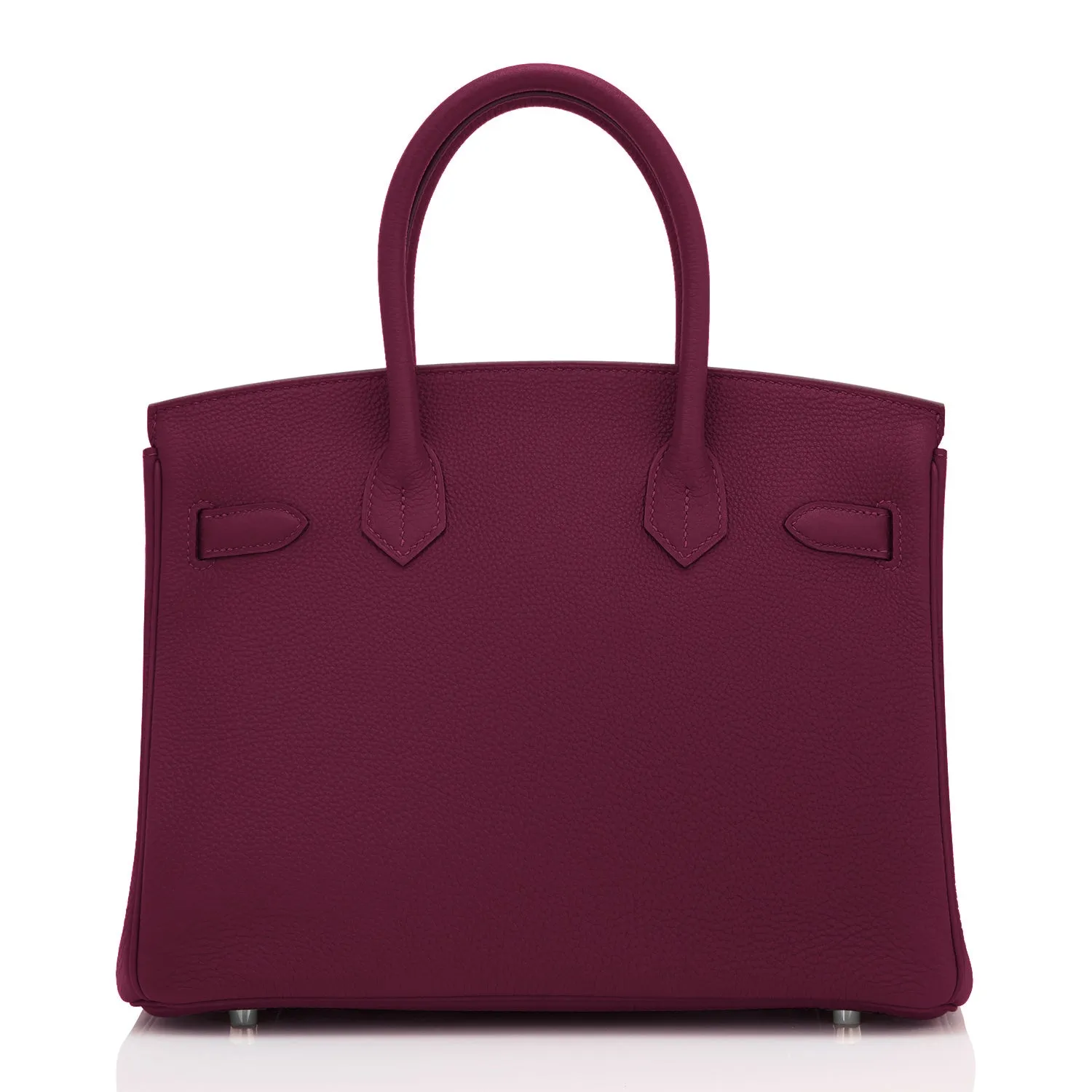 Hermes Rouge H 30cm Birkin Togo Palladium Hardware