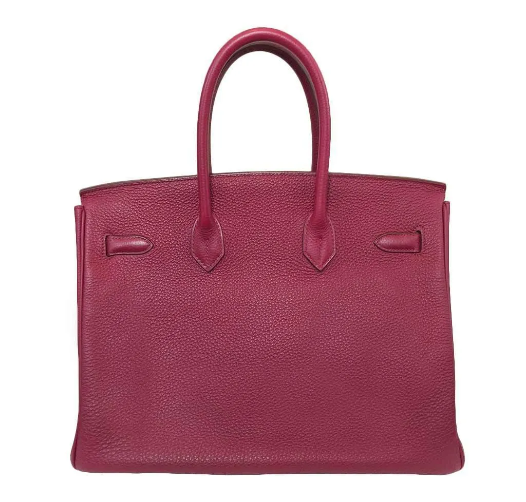 Hermès Birkin 35 Rouge Vif Bag PHW