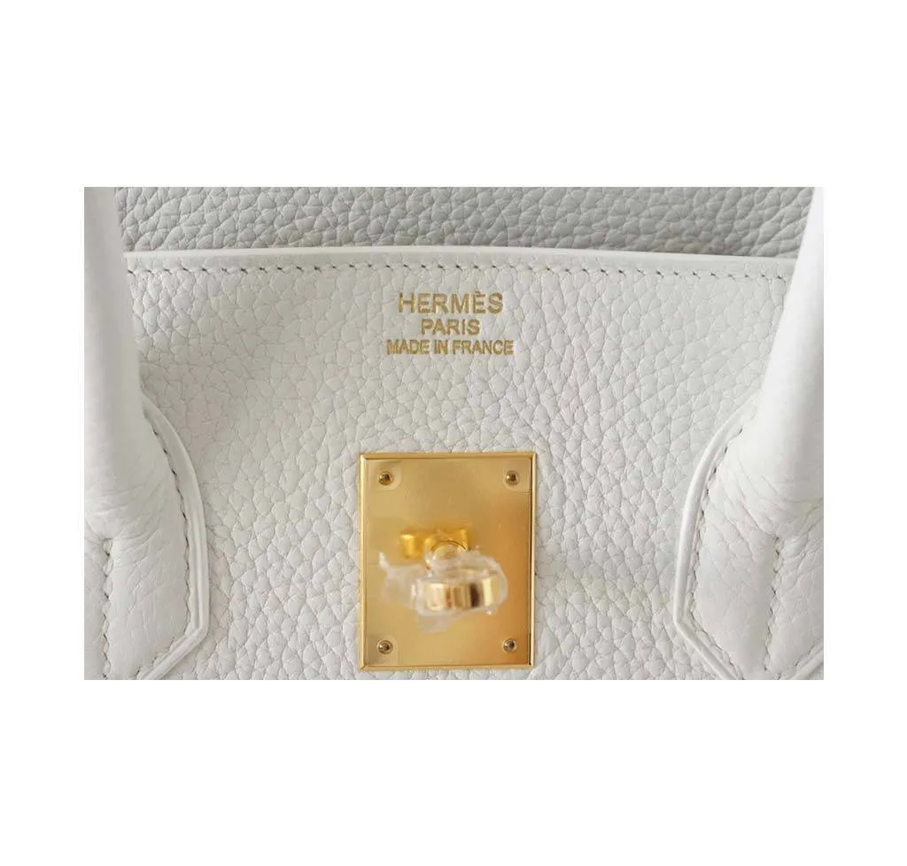 Hermès Birkin 35 Snow White Bag