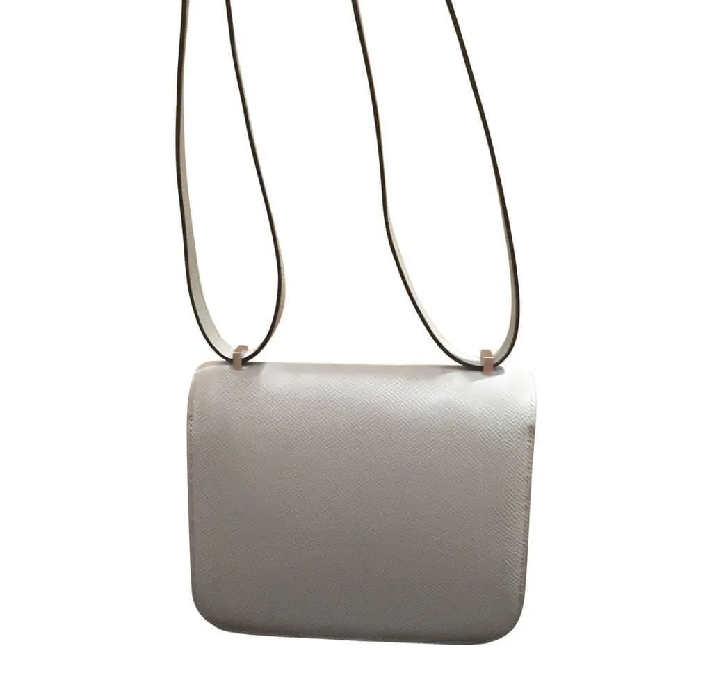 Hermès Constance Mini 18 Bleu Glacier Bag