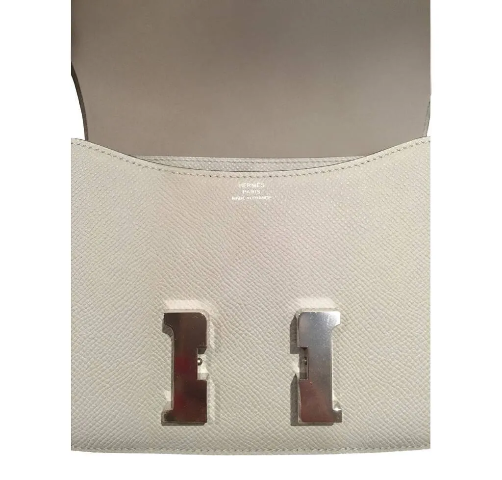Hermès Constance Mini 18 Bleu Glacier Bag