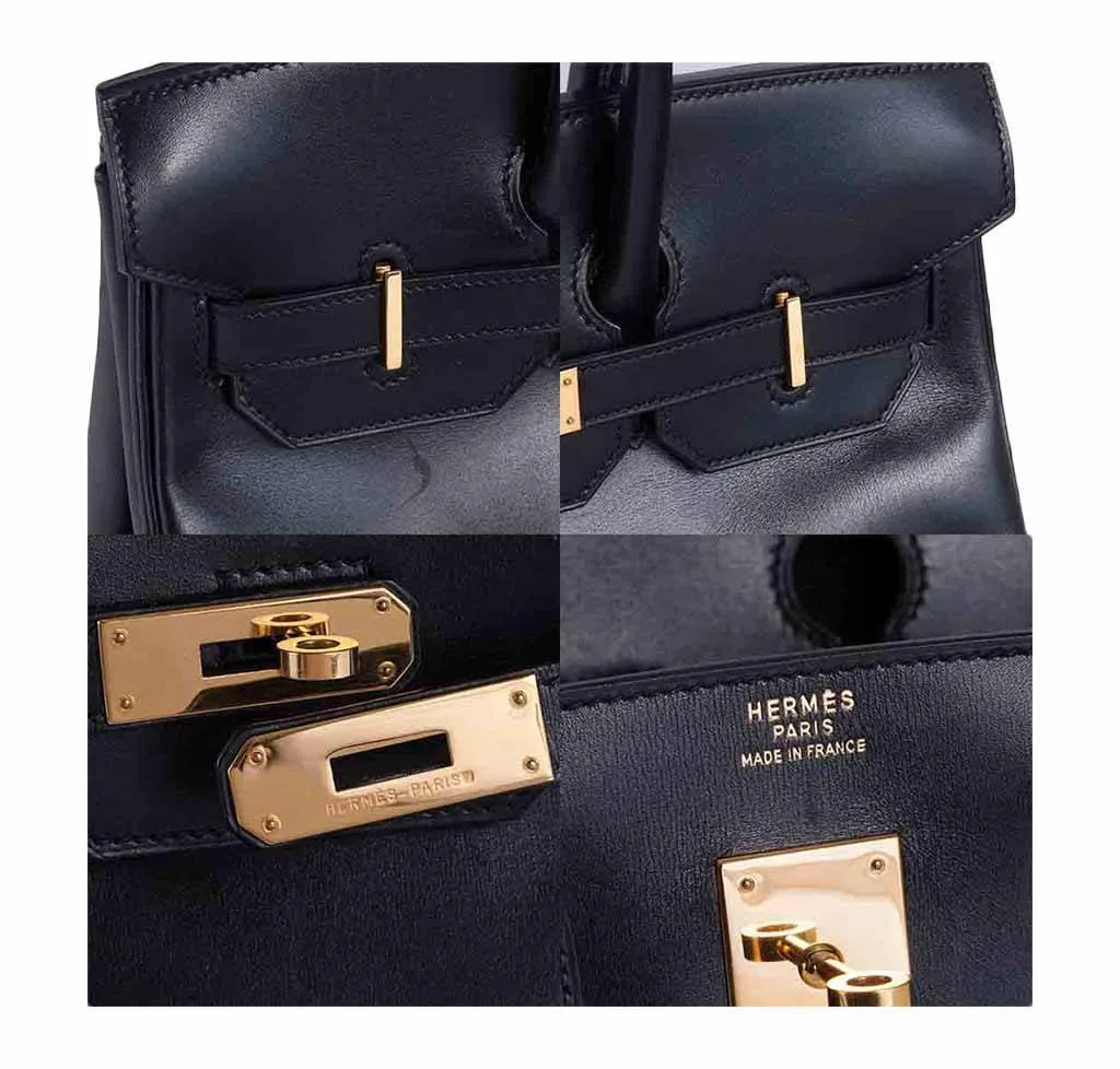 Hermès HAC 32 Black Bag GHW