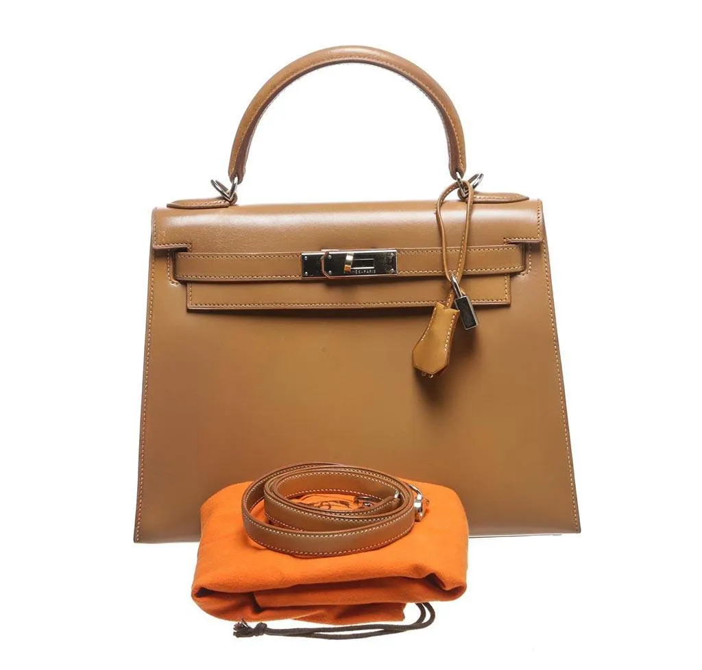 Hermès Kelly 32 Bag Natural Leather Gold