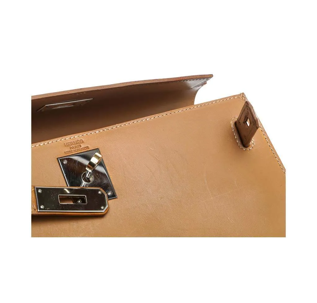 Hermès Kelly 32 Bag Natural Leather Gold
