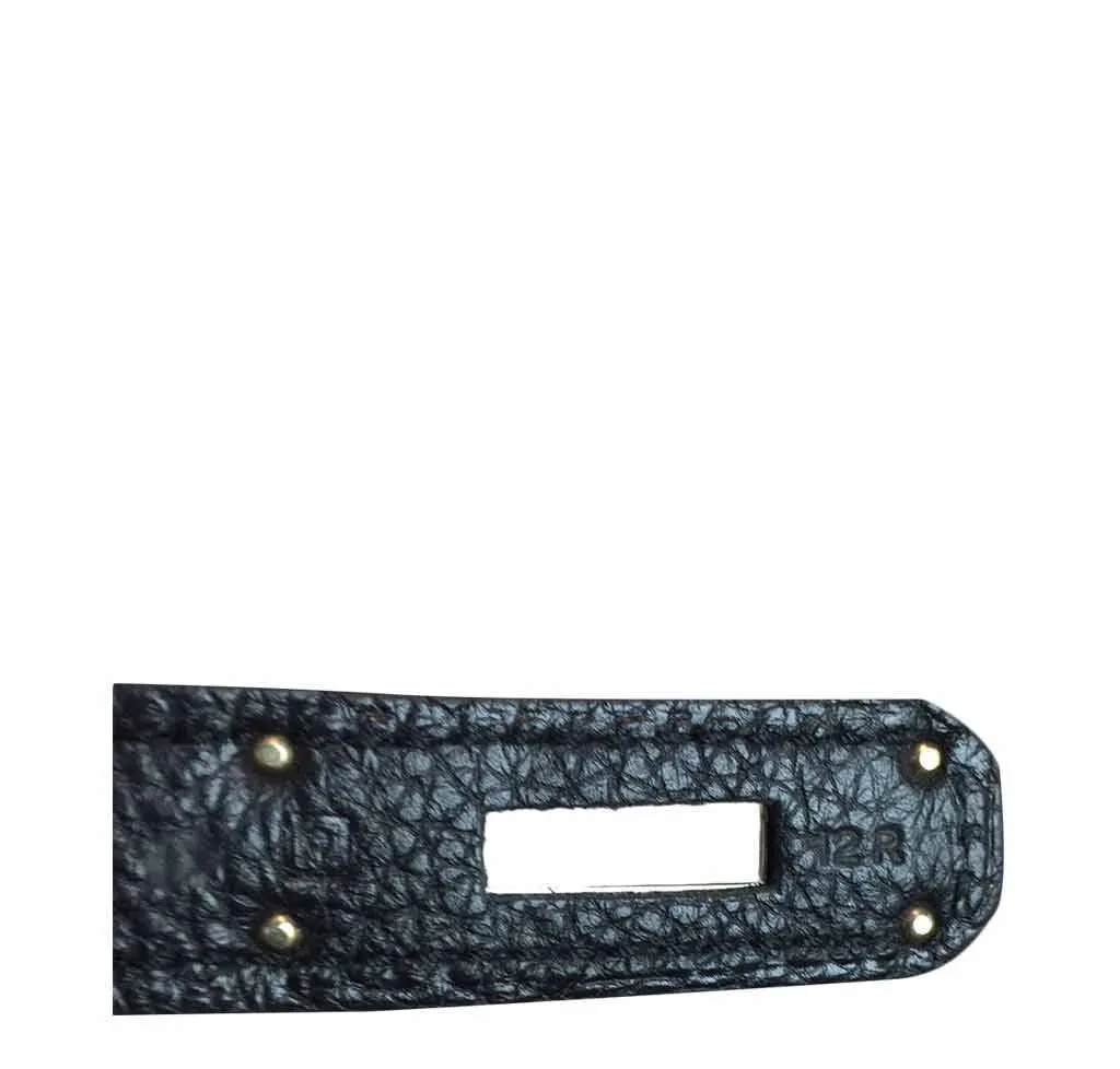 Hermès Kelly 32 Black Togo Bag PHW