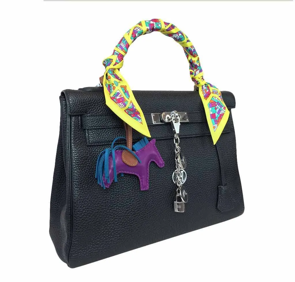 Hermès Kelly 32 Black Togo Bag PHW