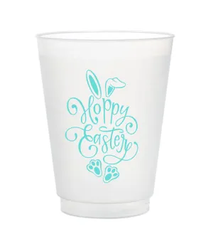 Hoppy Easter Frost Flex Cups - Blue