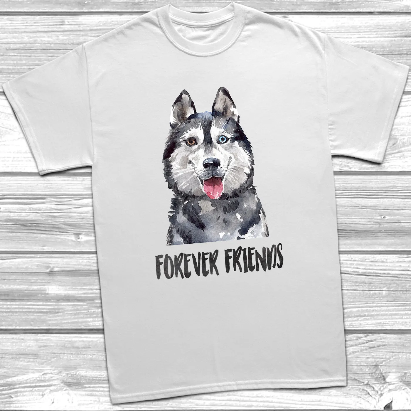Husky Forever Friends T-Shirt